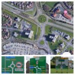 Seacroft Avenue Double Roundabout Leeds