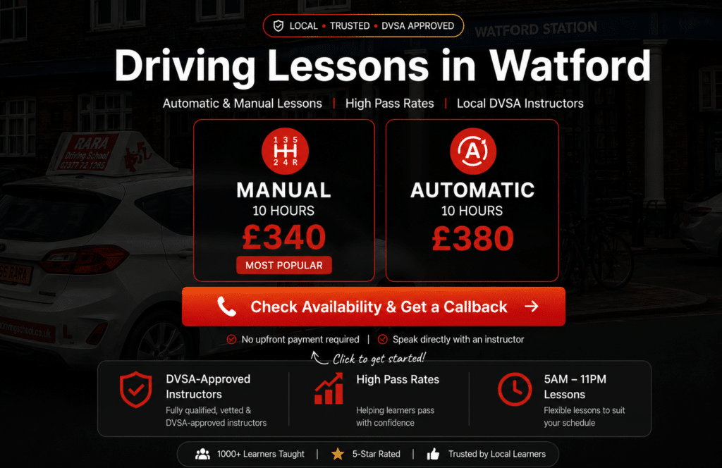 driving lessons watford